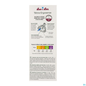 Luc&lea biberon verre    270ml