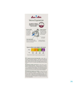 Luc&lea biberon verre    270ml