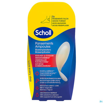 Scholl pans ampoule talon grand format s/latex  5