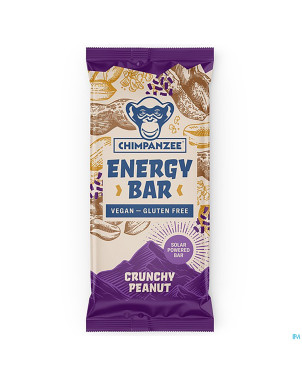 Chimpanzee energy bar crunchy peanut    1x55g