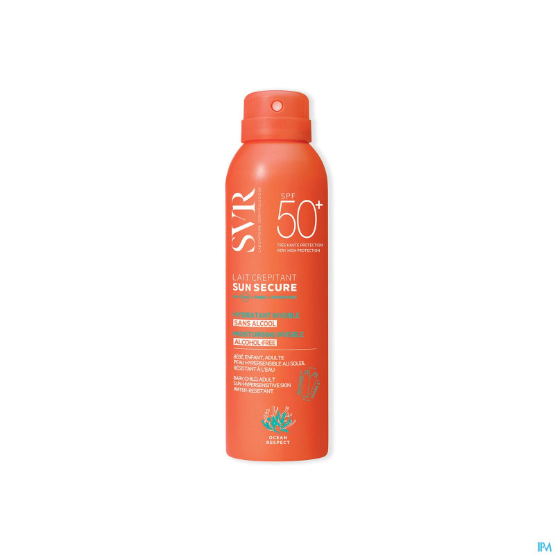 Svr sun secure l crepitant spf50+ lait 200ml