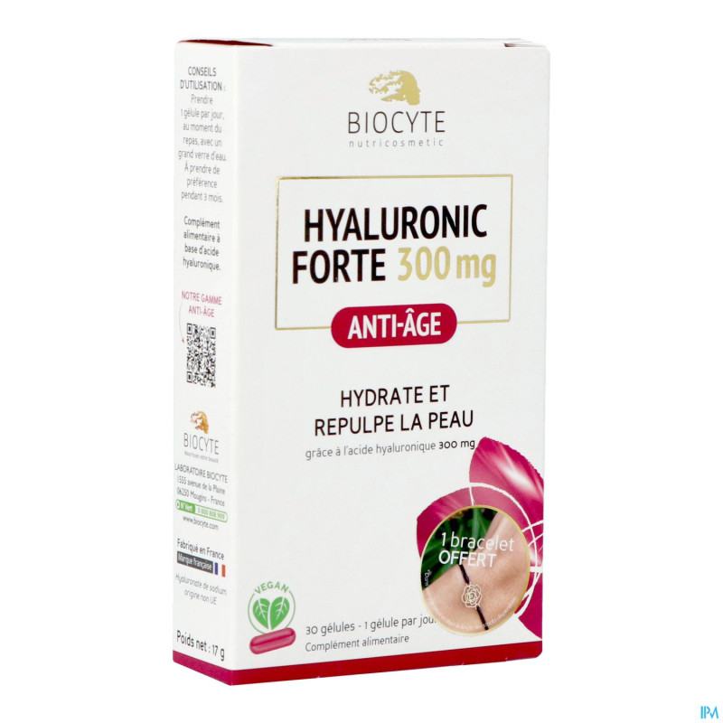 Biocyte hyaluronic forte 300mg caps  30 nf blister