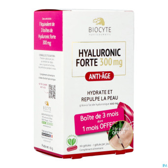 Biocyte hyaluronic forte 300mg caps  90 nf blister