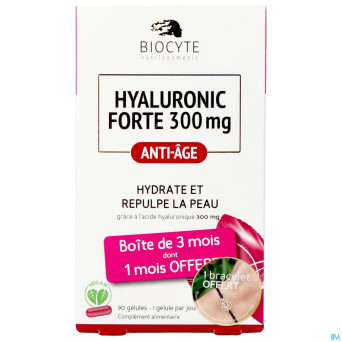 Biocyte hyaluronic forte 300mg caps  90 nf blister