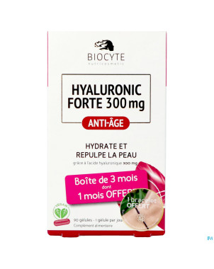 Biocyte hyaluronic forte 300mg caps  90 nf blister