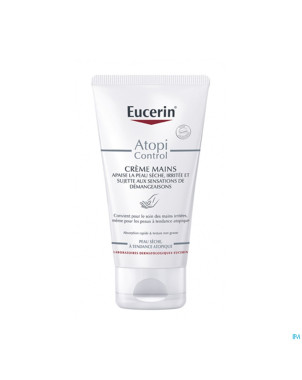 Eucerin atopicontrol creme mains    tube 75ml