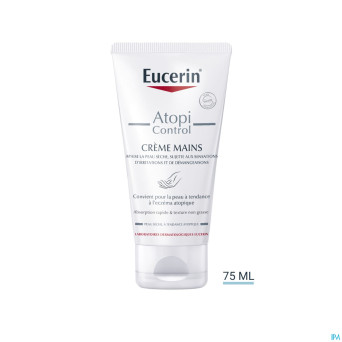 Eucerin atopicontrol creme mains    tube 75ml