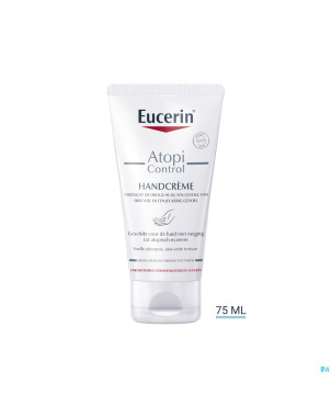 Eucerin atopicontrol creme mains    tube 75ml