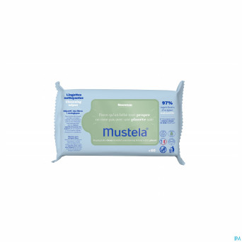 Mustela ch lingettes nettoyantes 60