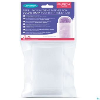 Lansinoh recharge serviette apais. froid/chaud  24