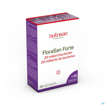 Florasan forte    v-caps 50+10    nutrisan