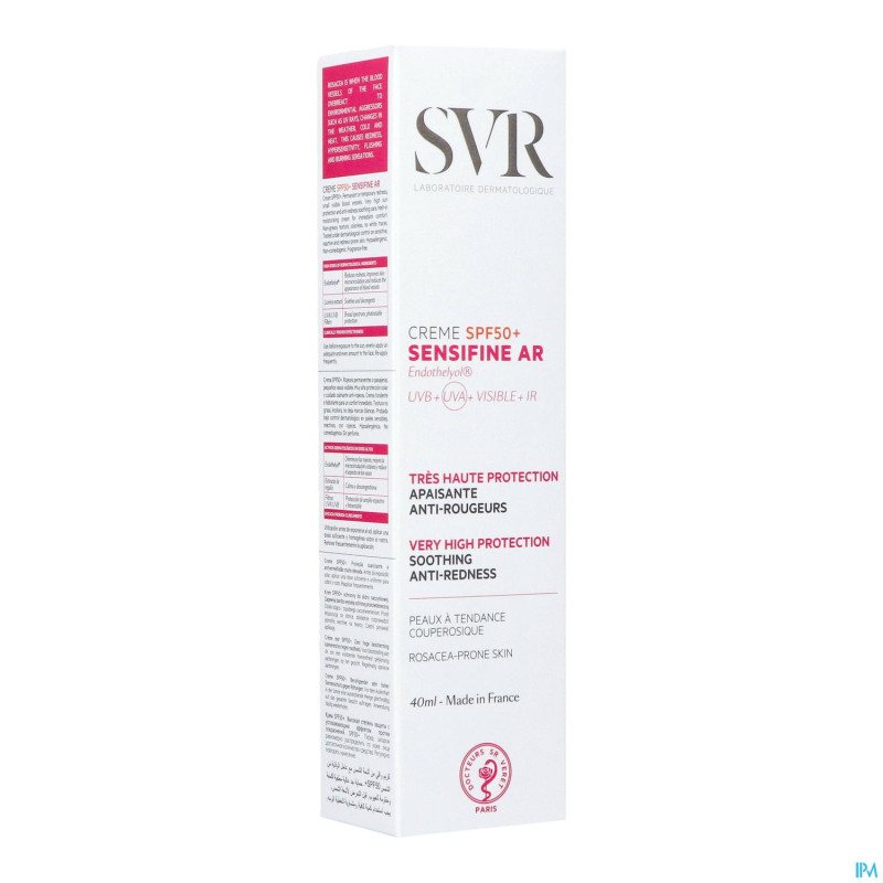 Svr sensifine ar creme ip50+    tube 40ml