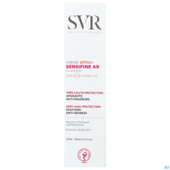 Svr sensifine ar creme ip50+    tube 40ml