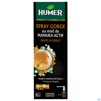 Humer spray gorge miel manuka actif    20ml