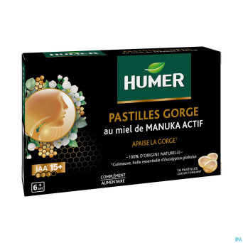 Humer pastilles gorge miel manuka actif    past 16