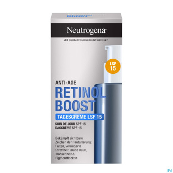 Neutrogena retinol boost creme jour ip15    50ml