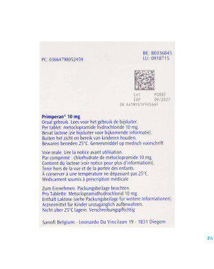 Primperan 10mg comp  40 x 10mg
