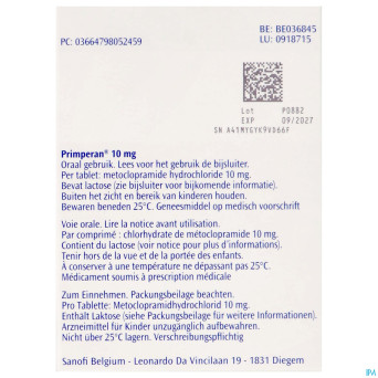Primperan 10mg comp  40 x 10mg