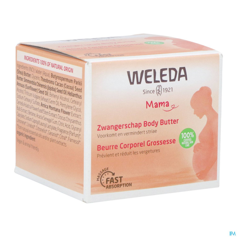 Weleda beurre corporel grossesse    150ml