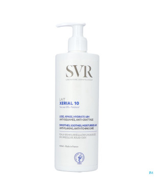 Svr xerial 10 lait corps fl pompe 400ml nf