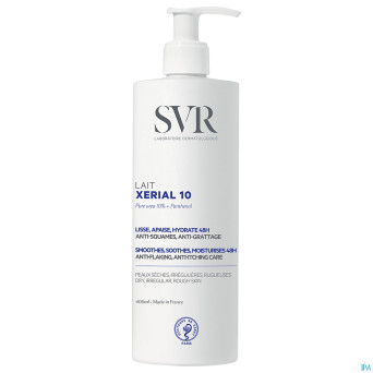 Svr xerial 10 lait corps fl pompe 400ml nf