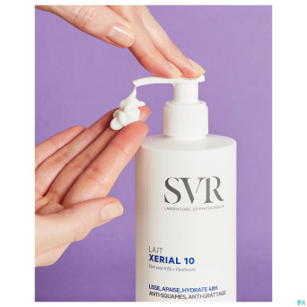 Svr xerial 10 lait corps fl pompe 400ml nf
