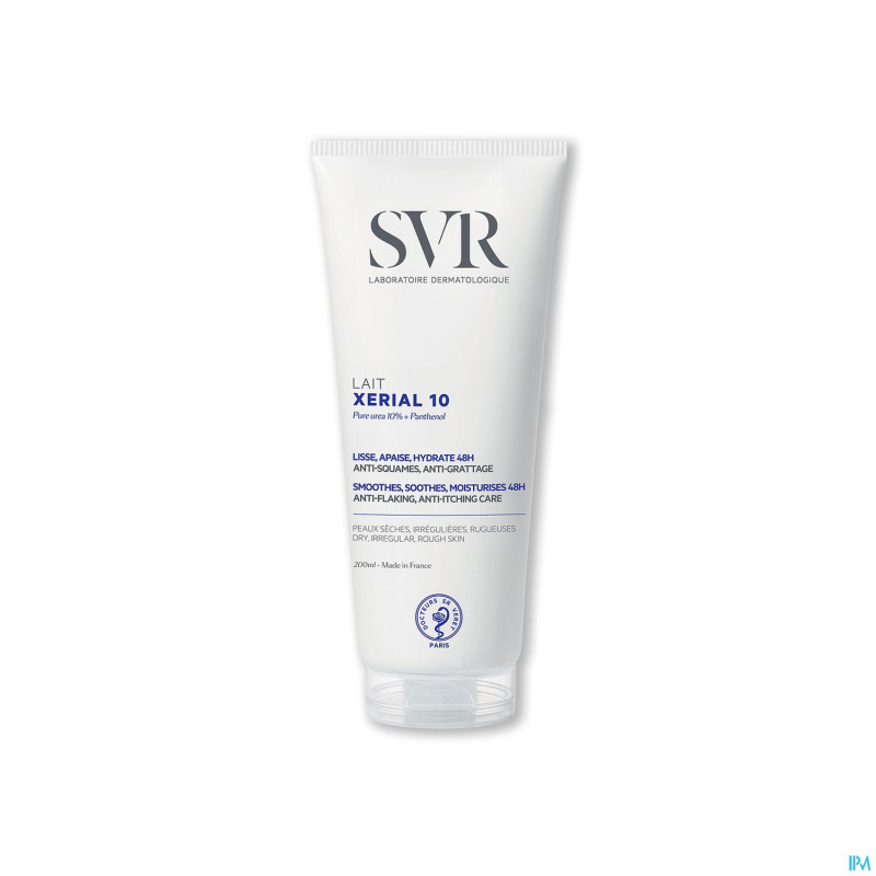 Svr xerial 10 lait corps tube 200ml nf
