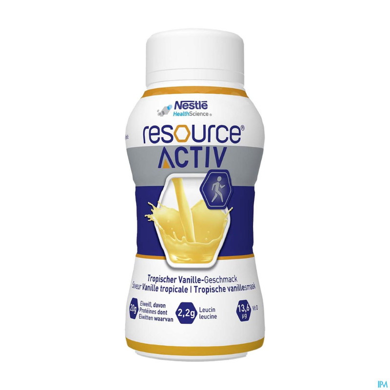 Resource activ vanille tropicale    4x200ml