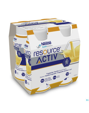 Resource activ vanille tropicale    4x200ml