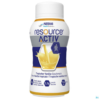 Resource activ vanille tropicale    4x200ml