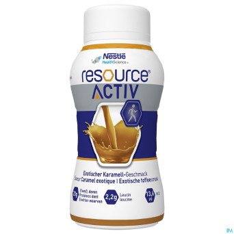 Resource activ caramel exotique    4x200ml