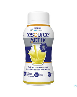 Resource active ananas    4x200ml