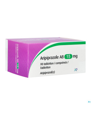 Aripiprazole ab 15mg comp  98 x 15mg