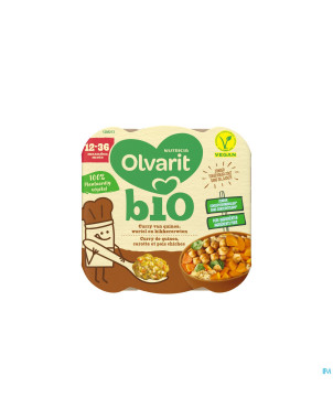 Olvarit curry quinoa carotte pois chiches    230g