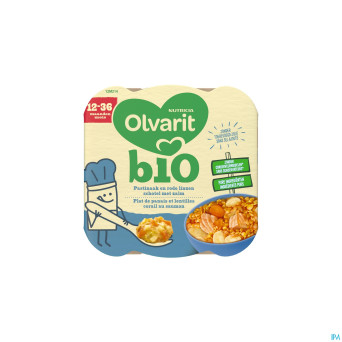 Olvarit plat panais lentilles corail saumon   230g