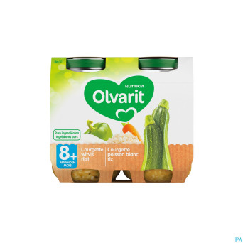 Olvarit pot courgette poisson riz    200g
