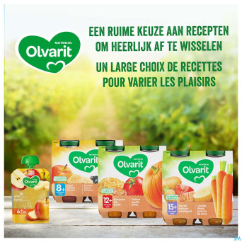 Olvarit pot courgette poisson riz    200g