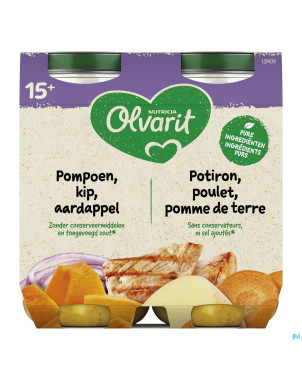 Olvarit pot potiron poulet pomme terre    250g