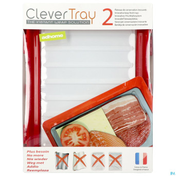 Systeme garder alim. frais clevertray 30x23x3cm 2