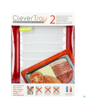 Systeme garder alim. frais clevertray 30x23x3cm 2