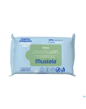 Mustela ch lingettes nettoyantes 20