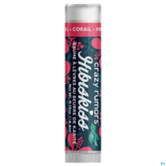 Crazy rumors baume levres hibiskiss corail    4,4g