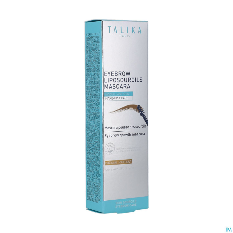 Talika liposourcils mascara chatain 5ml