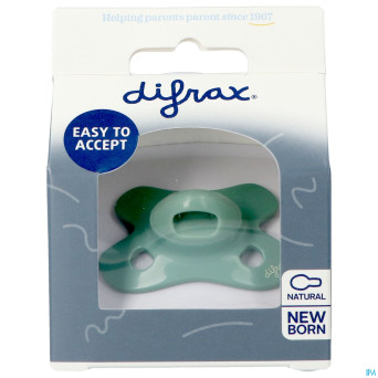 Difrax sucette natural newborn uni sage