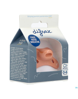 Difrax sucette natural 0-6m uni peachy