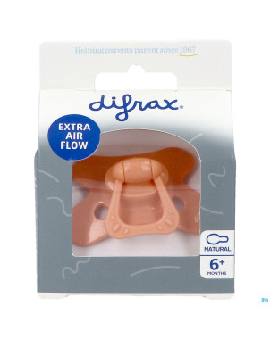 Difrax sucette natural 6m+ uni peachy