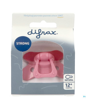 Difrax sucette natural 12m+ uni raspberry