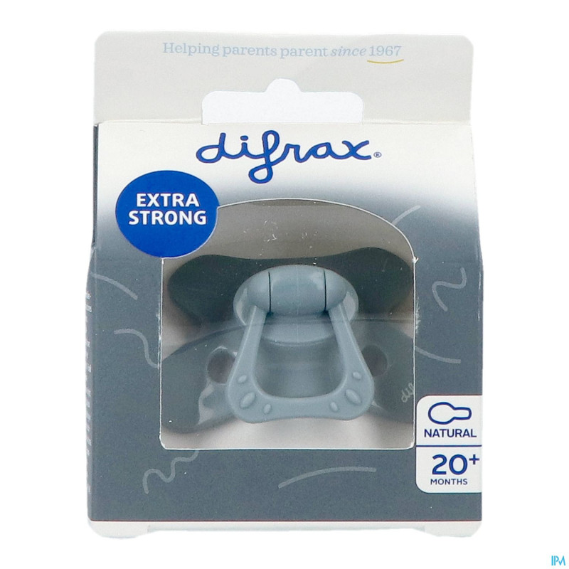 Difrax sucette natural 20m+ uni stone