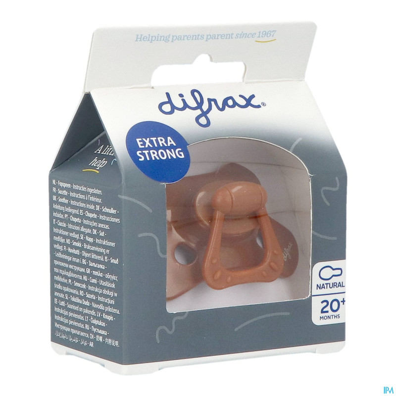 Difrax sucette natural 20m+ uni cinnamon
