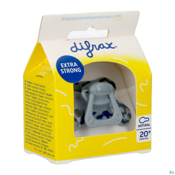 Difrax sucette natural 20m+ stone stains